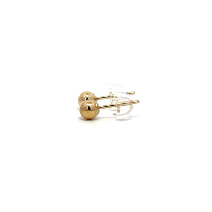 Ball Stud Earrings - 14k Yellow Gold