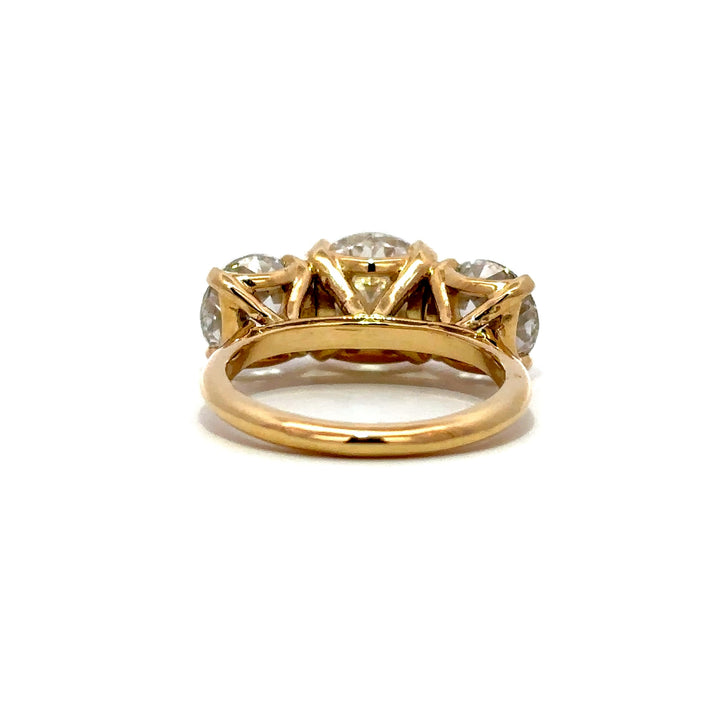 Statement Collection (Round) - 14k Yellow Gold 3.32ct #12255