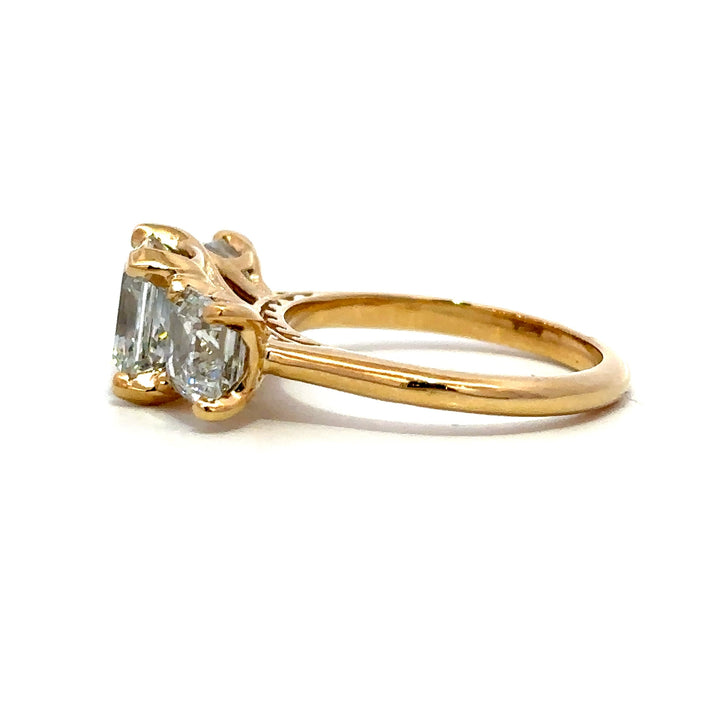 Statement Collection (Asscher) - 14k Yellow Gold 2.60ct #12253