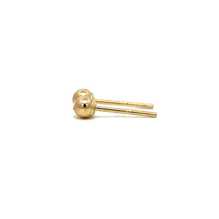 Ball Stud Earrings - 14k Yellow Gold