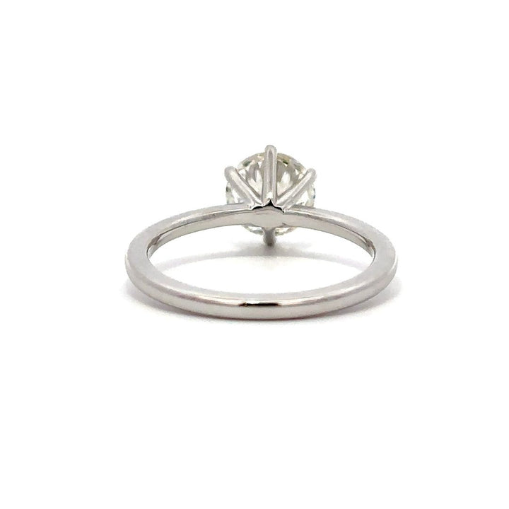 Solitaire Ring (Round) - 14k Gold