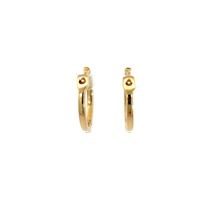 Hoop Earrings (Round) - 14k Yellow Gold 0.20ct #12080