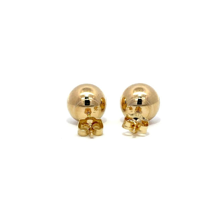 Ball Stud Earrings - 14k Yellow Gold