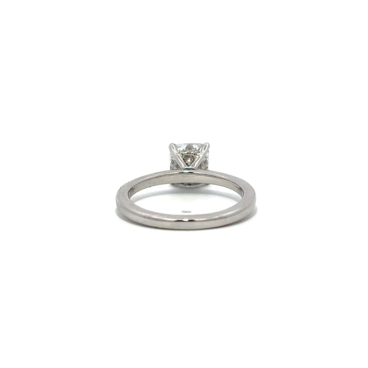 Hidden Halo (Cushion) - 14k White Gold 1.55ct #12050