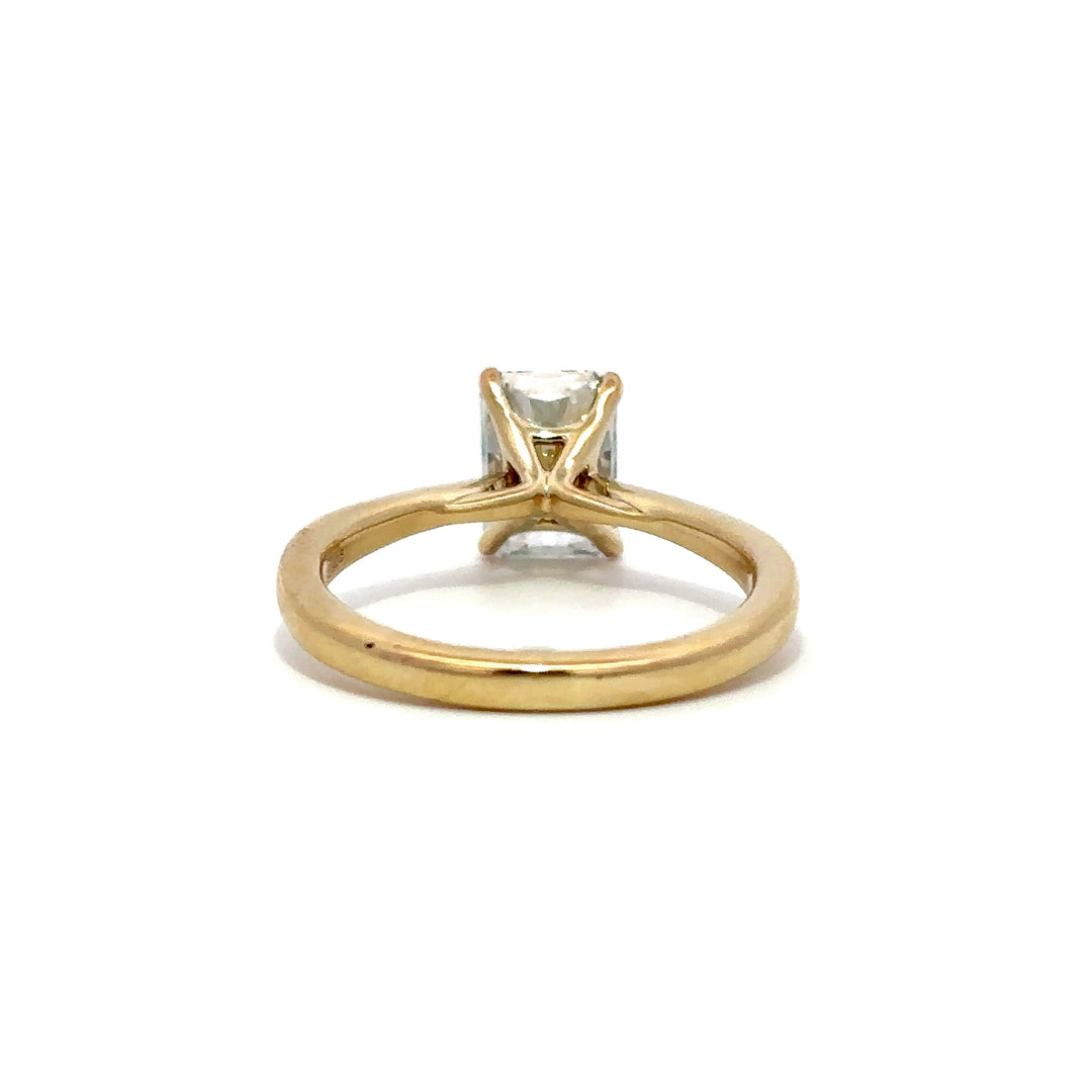 Solitaire Ring (Radiant) - 14k Yellow Gold 1.51ct #12048