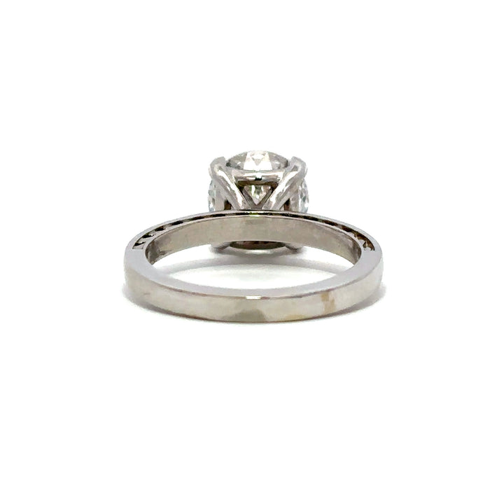 Statement Collection (Round) - 14k White Gold 2.75ct #12248