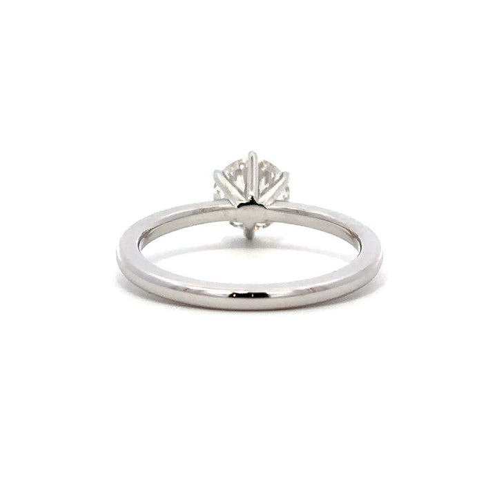 Solitaire Ring (Round) - 14k Gold