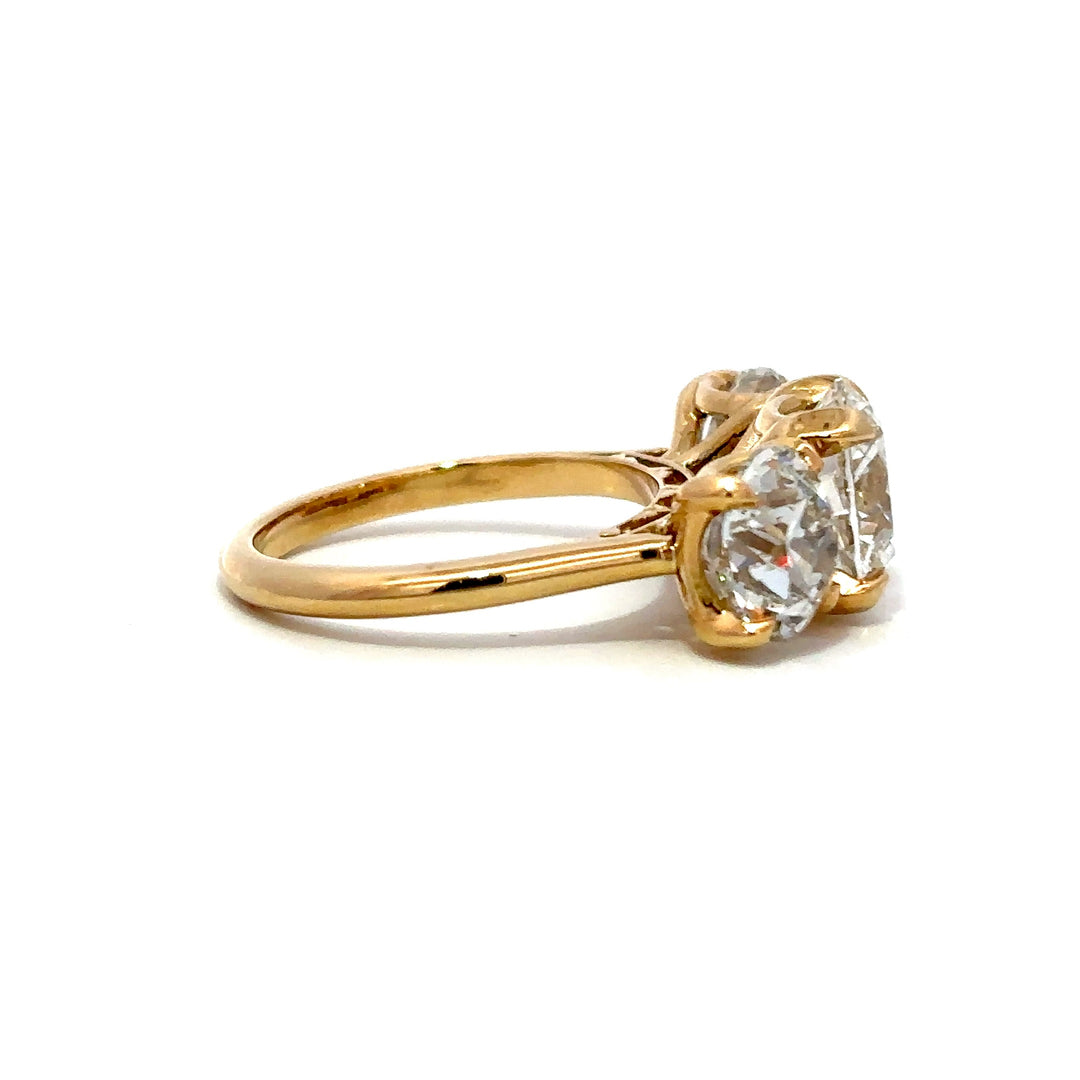 Statement Collection (Round) - 14k Yellow Gold 3.32ct #12255