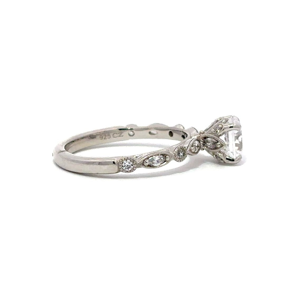 Pave Ring - Vintage Setting #11592