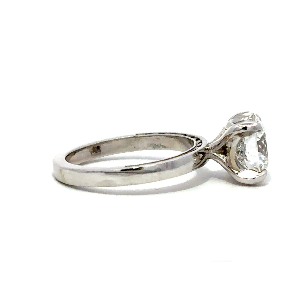 Statement Collection (Round) - 14k White Gold 2.75ct #12248