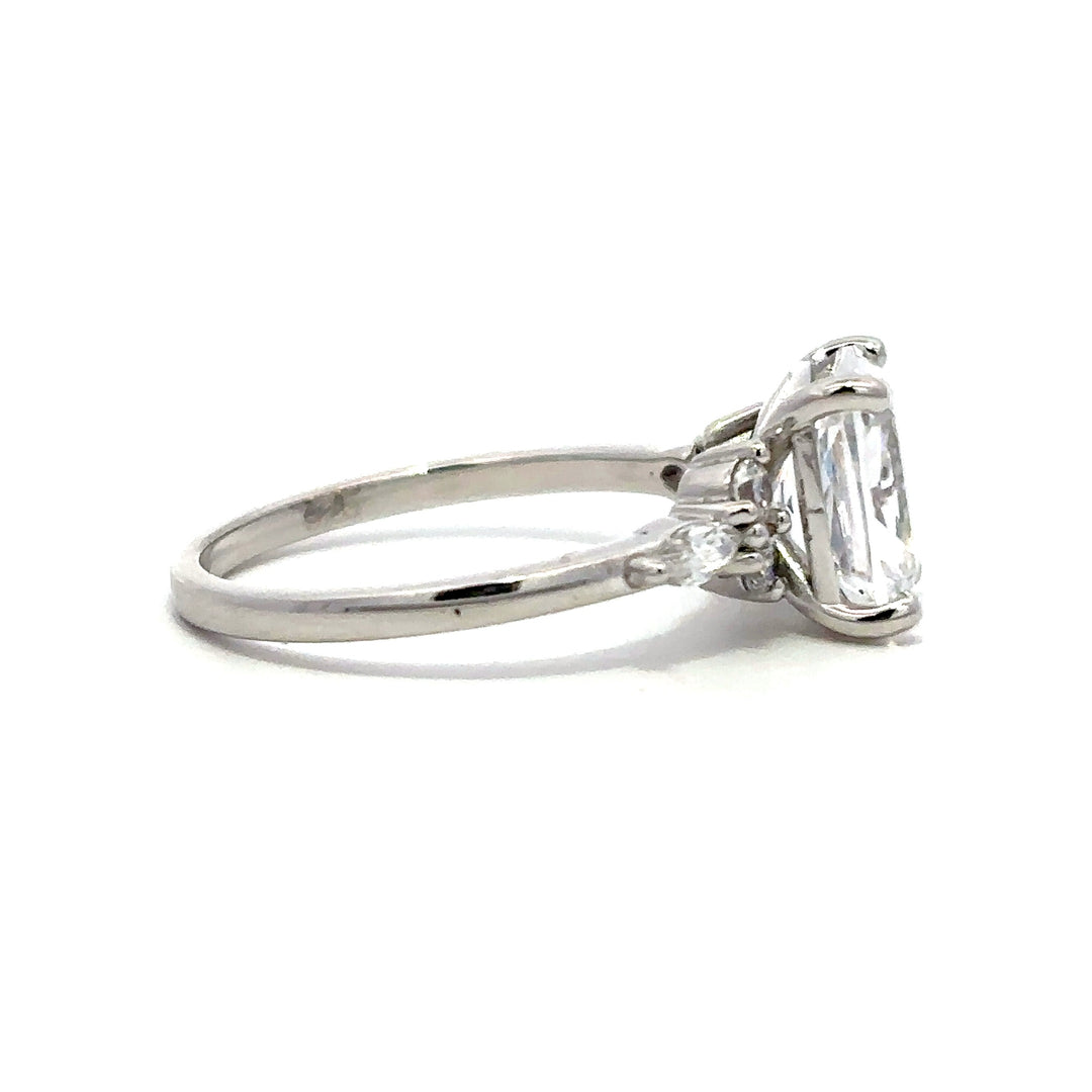 Pave Ring - Floral Band Setting #12867