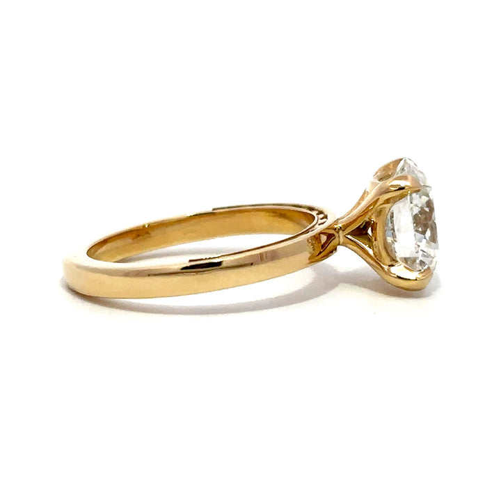 Statement Collection (Round) - 14k Yellow Gold 3.41ct #12247