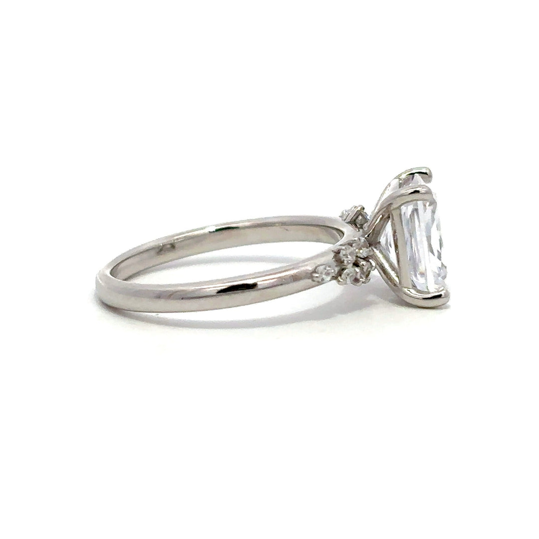 Pave Ring - Floral Band Setting #12865