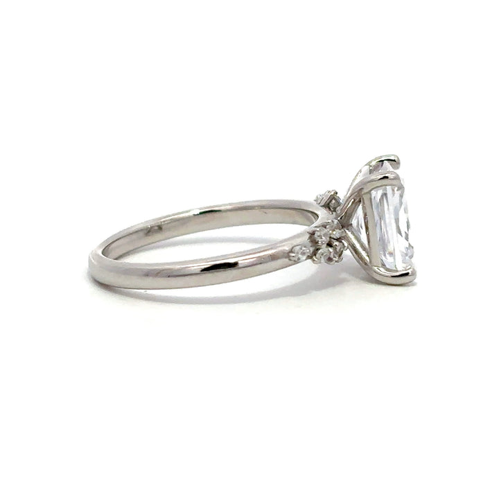 Pave Ring - Floral Band Setting #12865