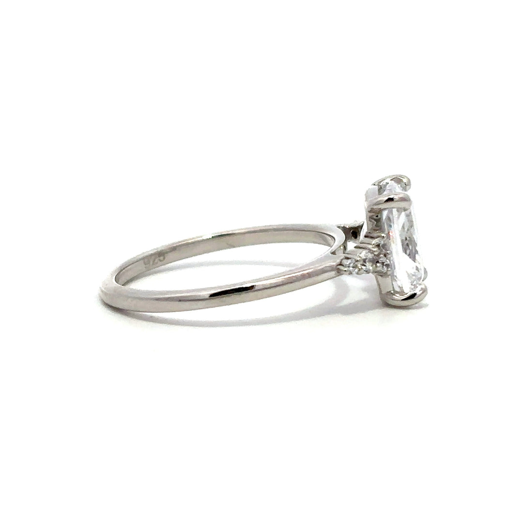 Pave Ring - Floral Band Setting #12866