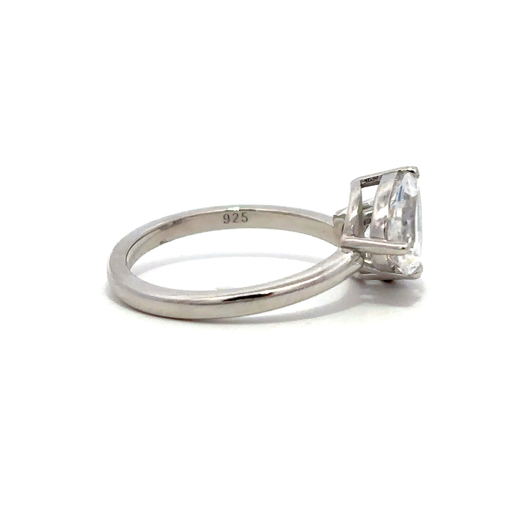 Solitaire Ring - Toi Et Moi Setting #12863