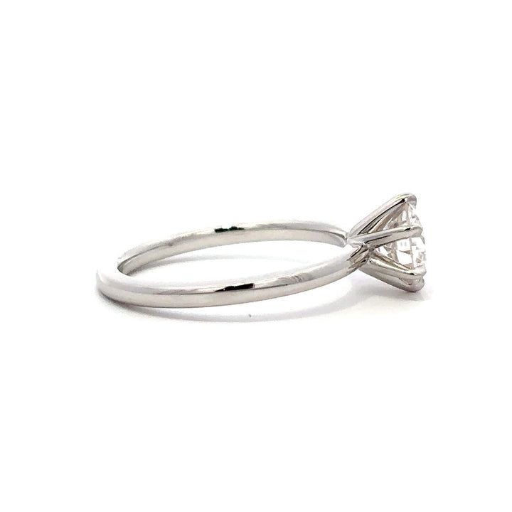 Solitaire Ring (Round) - 14k Gold