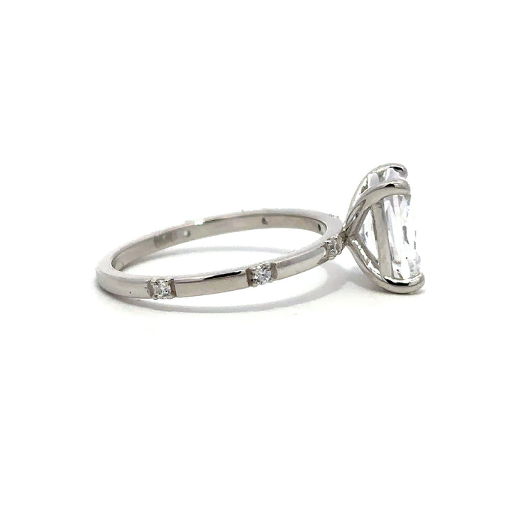 Pave Ring - Station Band Setting #12864