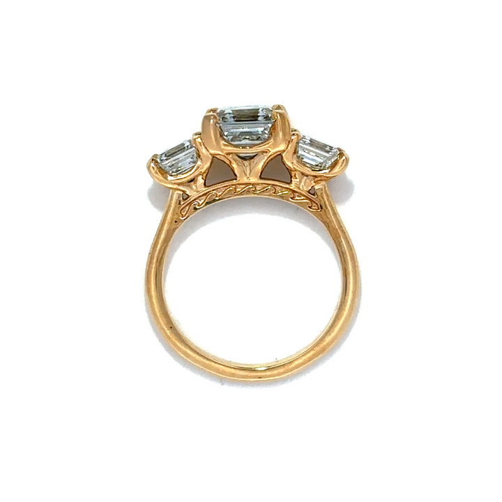 Statement Collection (Asscher) - 14k Yellow Gold 2.60ct #12253