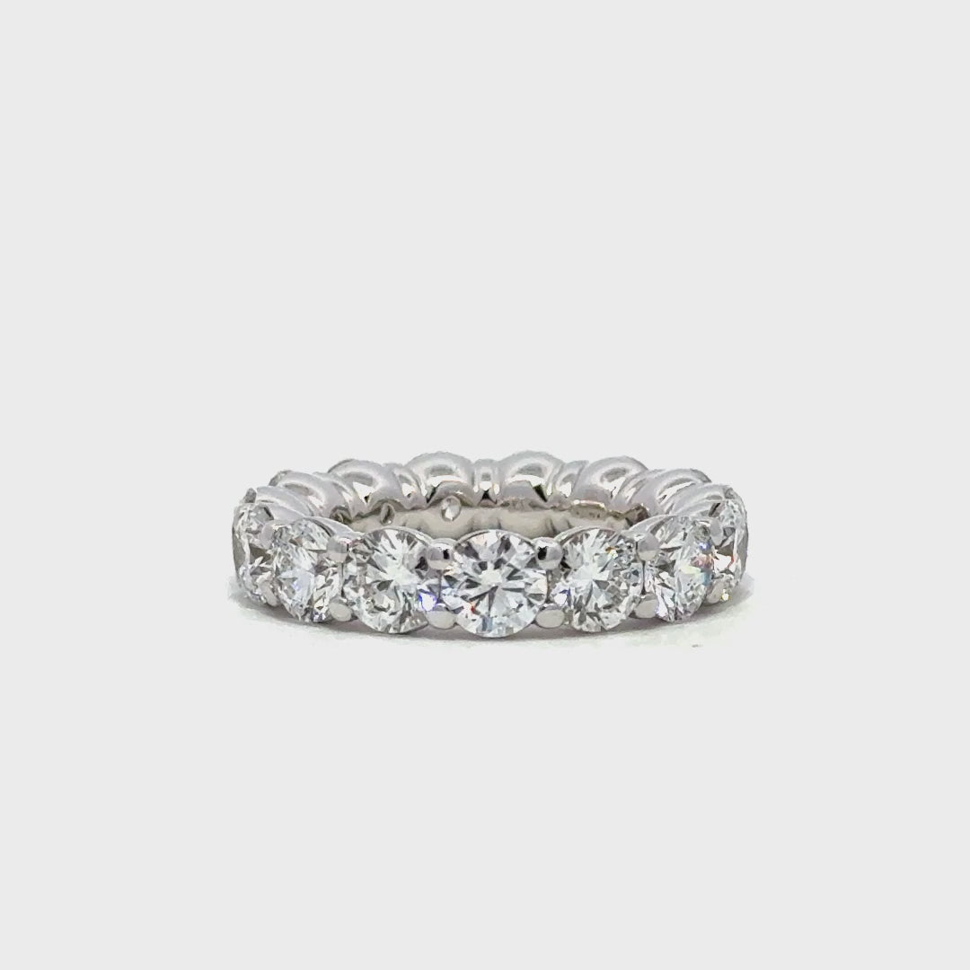 Eternity Ring (Round) - 14k White Gold 5.35ctw #11789