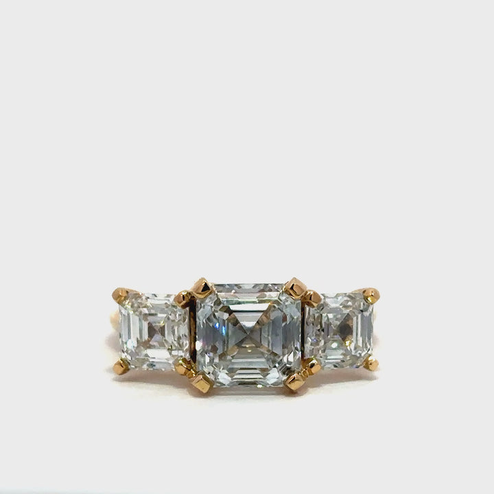 Statement Collection (Asscher) - 14k Yellow Gold 2.60ct #12253