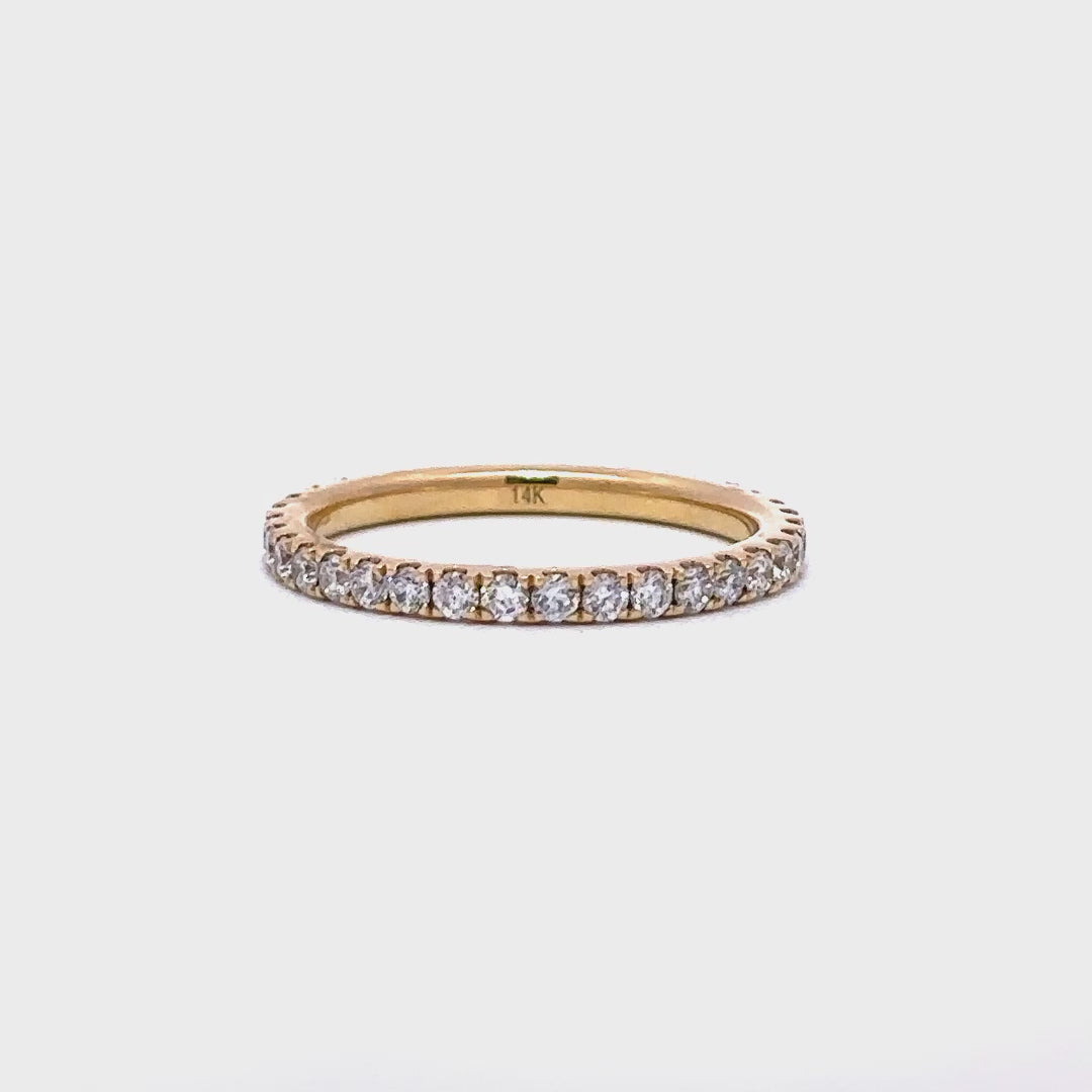 Eternity Ring - 14k Yellow Gold 0.76ct #11521